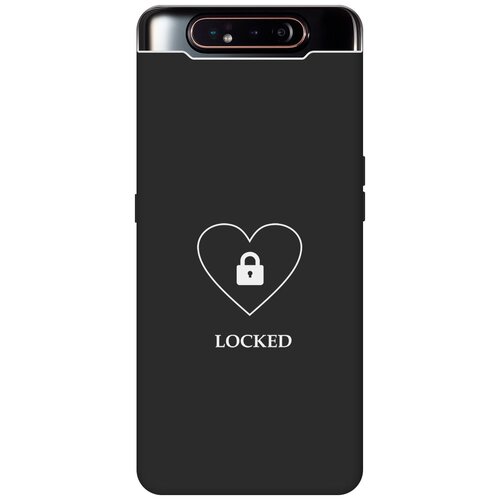 матовый чехол locked w для samsung galaxy a80 a90 самсунг а80 а90 с 3d эффектом черный Матовый чехол Locked W для Samsung Galaxy A80 / A90 / Самсунг А80 / А90 с 3D эффектом черный