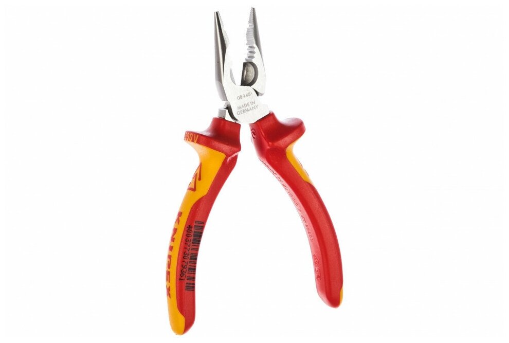 Пассатижи Knipex удлиненные KN-0826145 желтый красный 145 мм