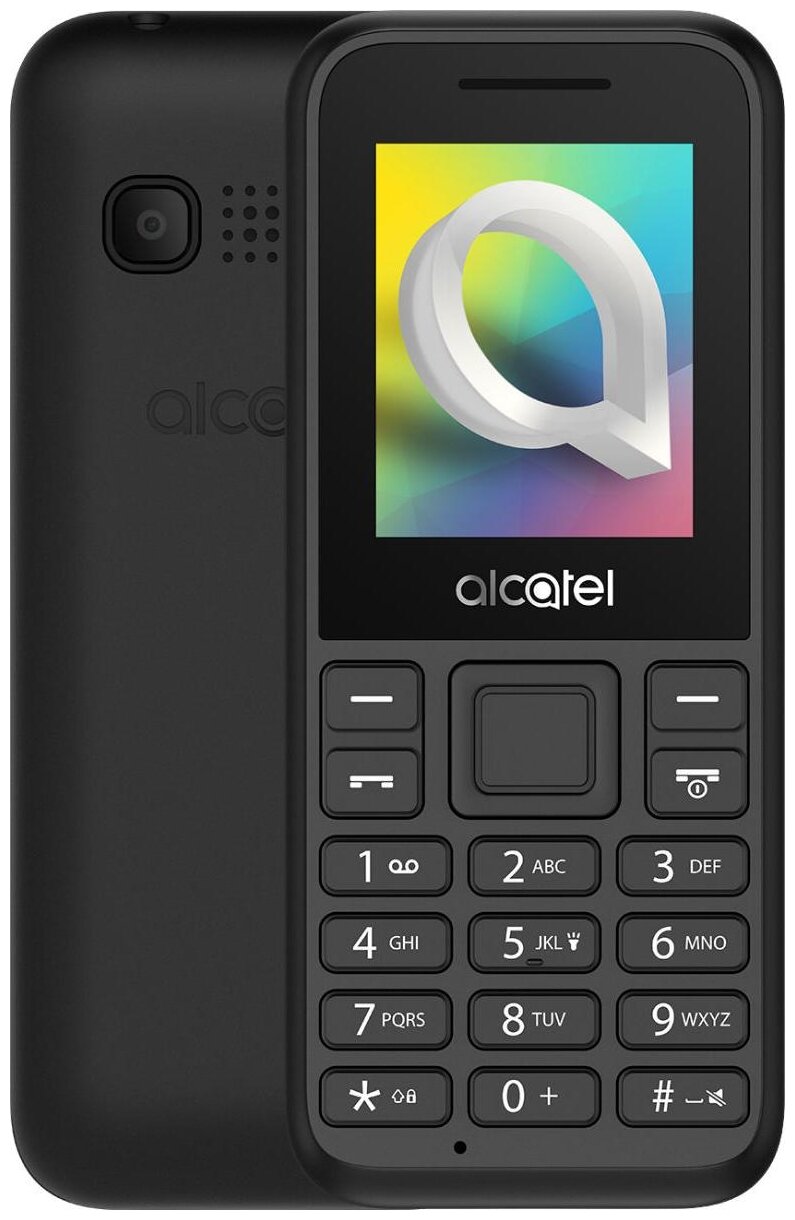 Телефон Alcatel 1068D, черный