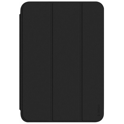 Чехол-подставка Wallet Onzo Magnet для Apple iPad Mini 6 (2021), черный, б/застежки, PET синий, Deppa 88158