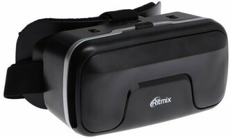 Очки виртуальной реальности RITMIX RVR-200, телефоны шириной до 8см,регулировка линз,чёрные
