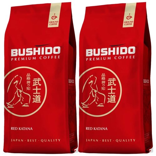 Кофе молотый Bushido Red Katana, 227 г, мягкая упаковка