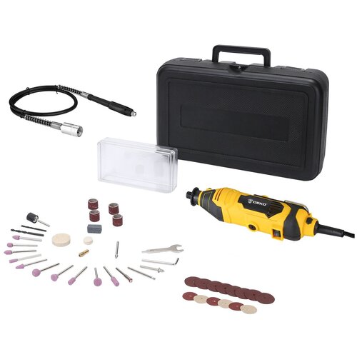 Электрический гравер в наборе Deko DKRT200E 43 tools + case гравер deko dkrt350e lcd 063 1412 350 вт