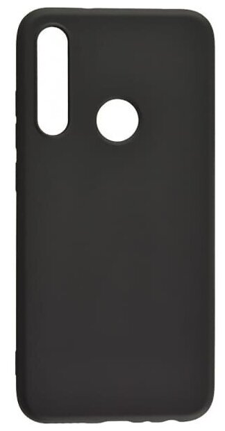 Матовый силиконовый чехол на Honor 9С, черный