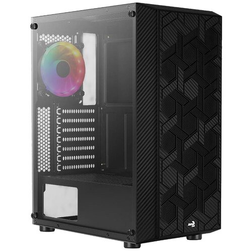 Корпус AeroCool Quantum Mesh-G-BK-v2 Black (EN58573) корпус atx aerocool quantum mesh g bk v2 midi tower без бп черный [accm pv31033 11]