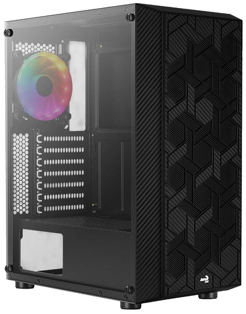 Корпус ATX Aerocool Quantum Mesh-G-BK-v2 черный (accm-pv31033.11)