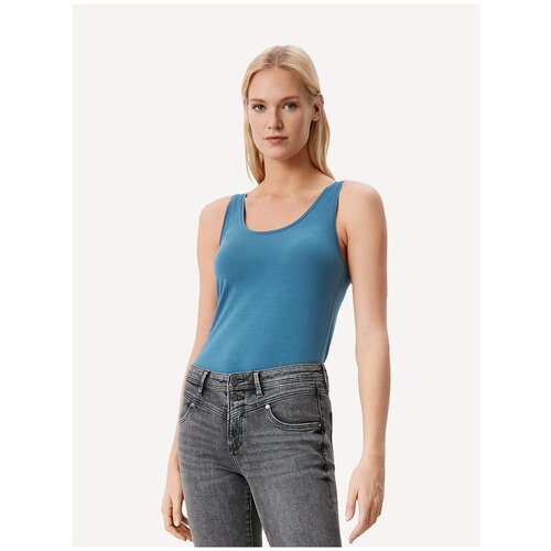 фото Топ женский, s.oliver, артикул: 120.10.112.12.102.2112256, цвет: синий (6902), размер: 36