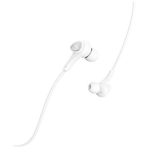 Наушники Hoco M66 проводные вакуумные микрофон jack 35 mm 12 м белые 63100₽