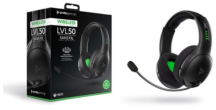 Беспроводная гарнитура PDP Gaming для XBOX LVL50 Black (048-025-EU-BK) ver.3