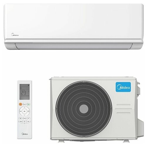 Настенная сплит-система Midea Unlimited MSAG2-18HRN1-I/MSAG2-18HRN1-O, для помещений до 50 кв. м. сплит система midea msag2 18n8d0