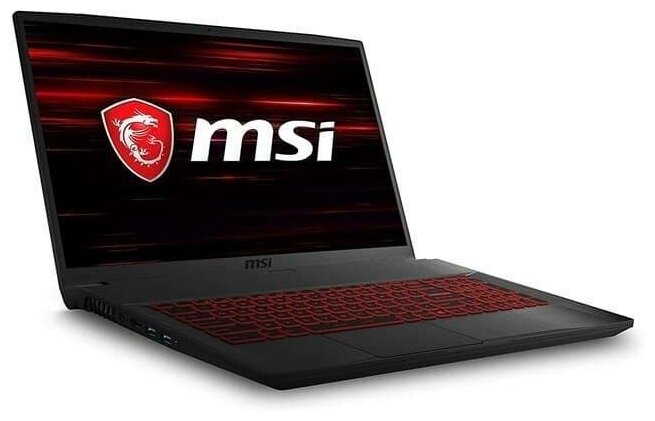 Ноутбуки MSI 15.6" Игровой ноутбук MSI GF63 Thin, Intel Core i7-10750H (2.6 ГГц), RAM 8 ГБ, SSD 512 ГБ, NVIDIA GeForce GTX 1650 Max-Q 4 Гб, Без системы, (10SC-635XRU), Ростест ЕАС