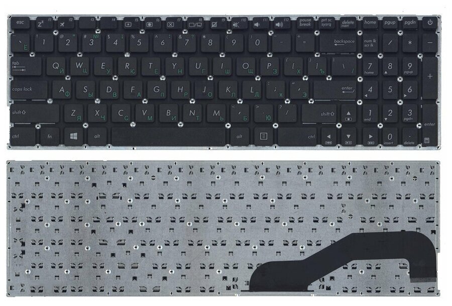 Клавиатура keyboard для ноутбука Asus X540 R540 X540L X540LA X540CA X540SA K540 K540L K540LA K540LJ K540 K540L черная