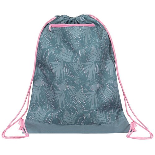 Мешок для обуви Tiger Family прочный, на шнурке, дополнительный карман, hawaiian vibe, 48x38 см