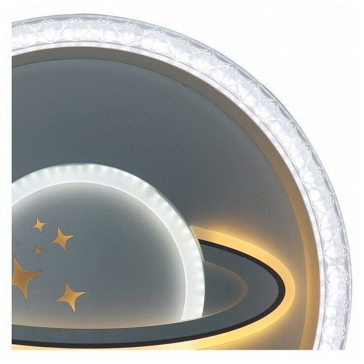 Светодиодная люстра Natali Kovaltseva LED LAMPS 81098 120W белый 3300/4300/7000K с пультом - фотография № 6