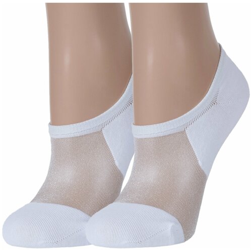 Женские носки Conte, вязаные, размер 25, белый