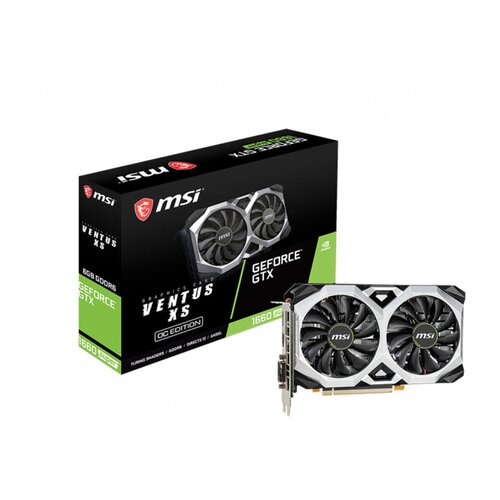 Видеокарта MSI GeForce GTX 1660 SUPER 6 ГБ (602V809), rev. 2.0 (LHR)