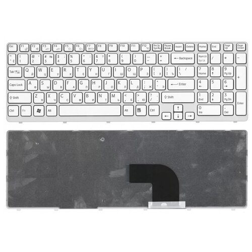 Клавиатура keyboard 149151211 для ноутбука Sony Vaio E15 E17 SVE15 SVE17 SVE1511B1RBRU3 белая 871₽