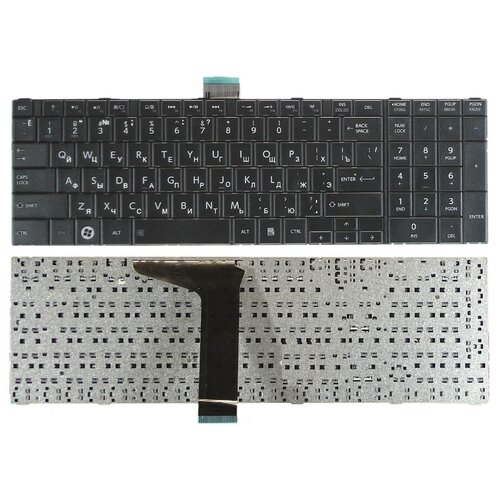 Клавиатура keyboard MP-11B56SU-528 для ноутбука Toshiba Satellite C50 C70 C75 C75D C850 L50 L850 L855 L870 Qosmio X870 черная 737₽