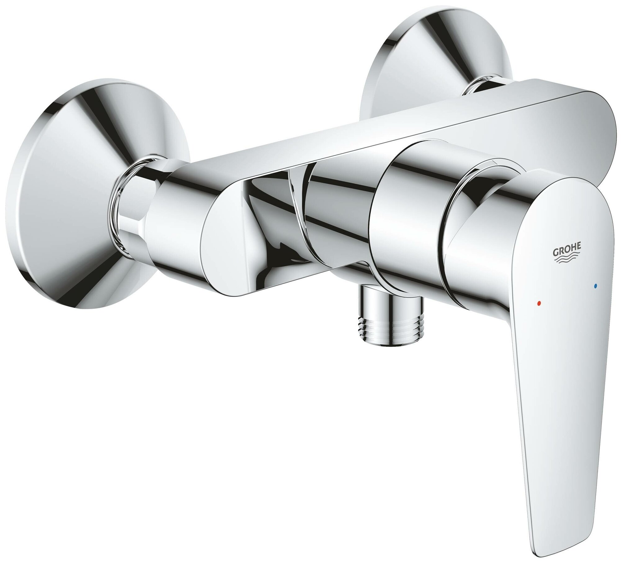 Смеситель для душа без излива Grohe Bau Edge 23635001 однорычажный без лейки хром