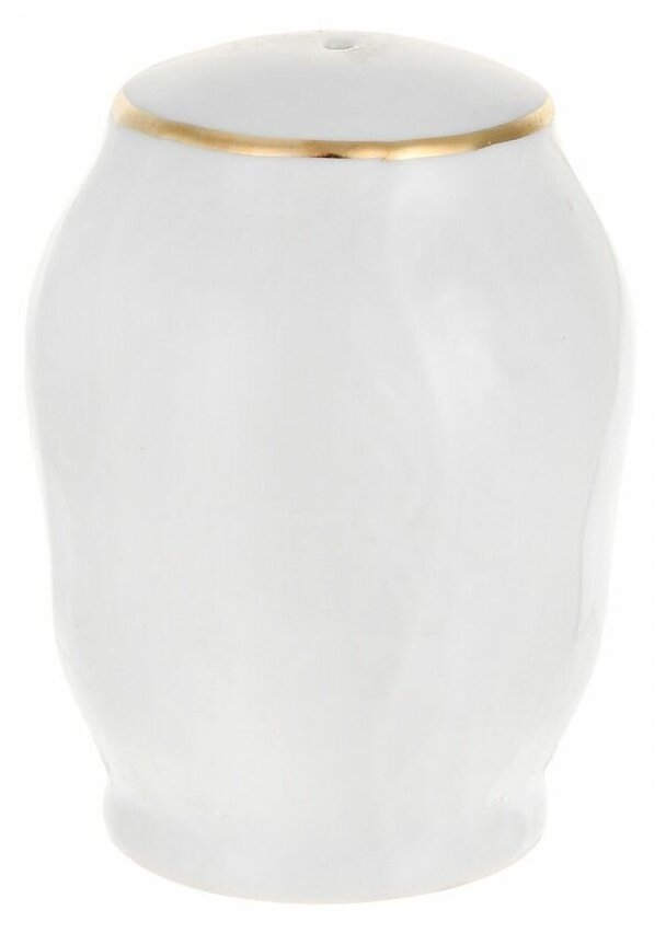 фото Перечница Бернадотт белый (отводка золото)