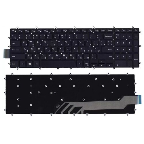 Клавиатура keyboard 0TX7F9 для ноутбука Dell Vostro 15-3583 3584 5568 черная 687₽