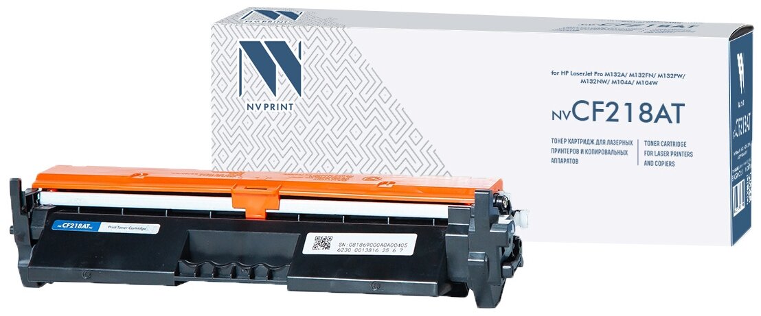 Картридж NV Print NV-CF218AT HP LaserJet Pro M104a/M104w/M132a/M132fn/M132fw/M132nw