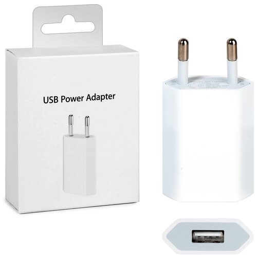 Переходник СЗУ на USB 1000Mah 4G mini 100% ORG лого