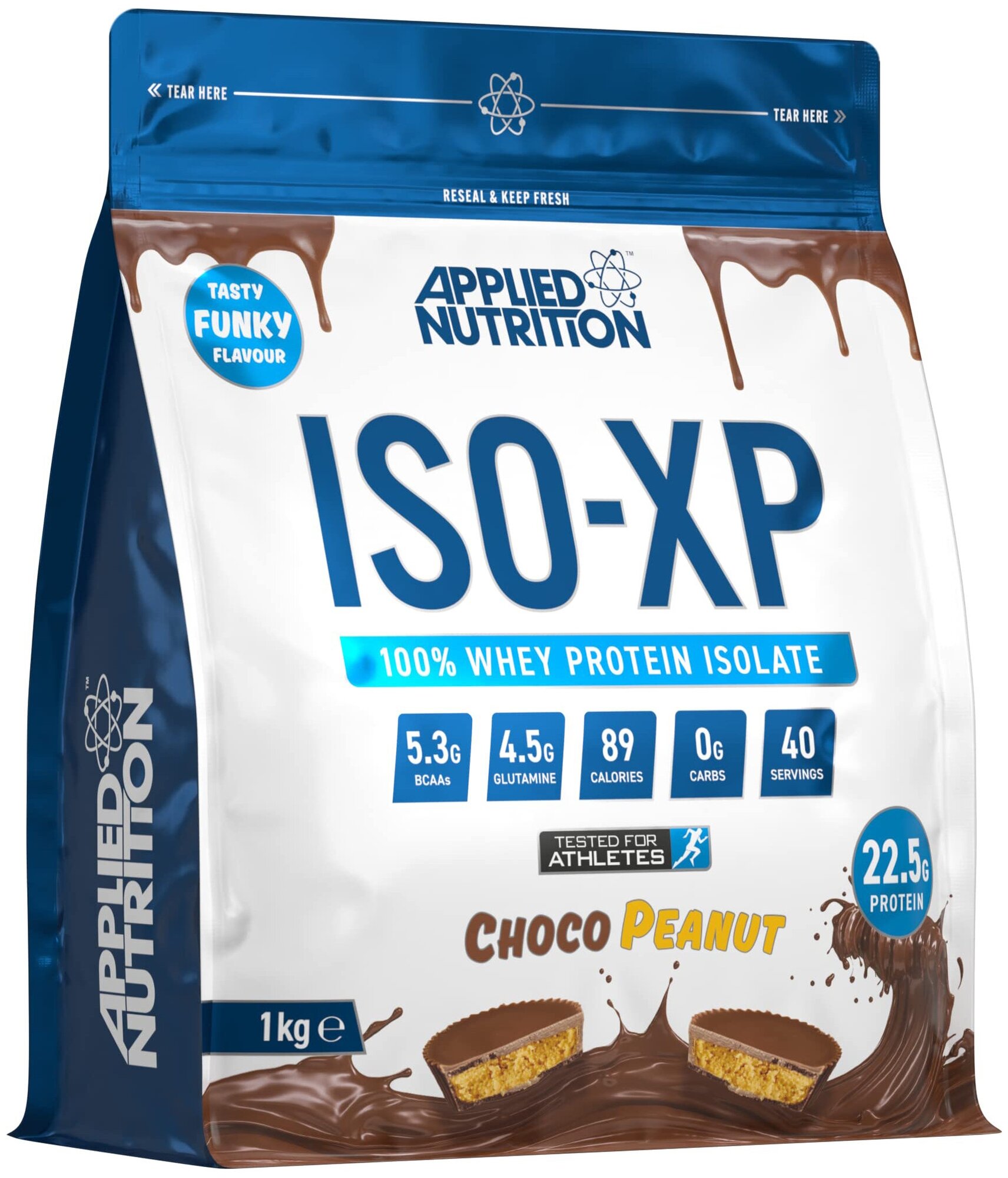 Сывороточный изолят Applied Nutrition ISO-XP Шоколад-арахис 1000 гр