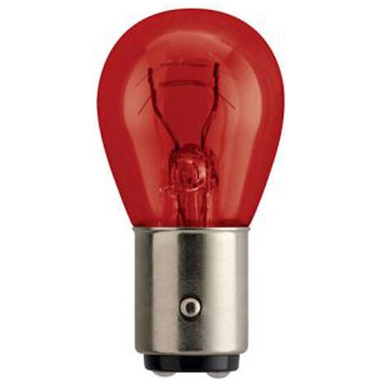 Лампа автомобильная PHILIPS Vision Premium PR21/5W (BAW15d)+30% Red 12V 1шт 12495CP