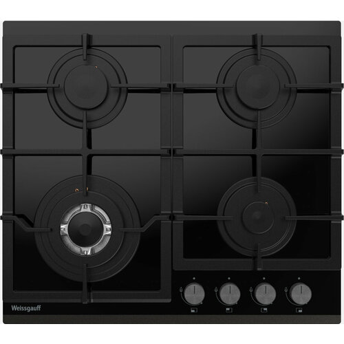 Варочная панель Weissgauff HGG 645 BGXBV WOK-конфорка 3 года гарантии автоматический электроподжиг Рукоятки Hi-Tech газ-контроль 1599000₽