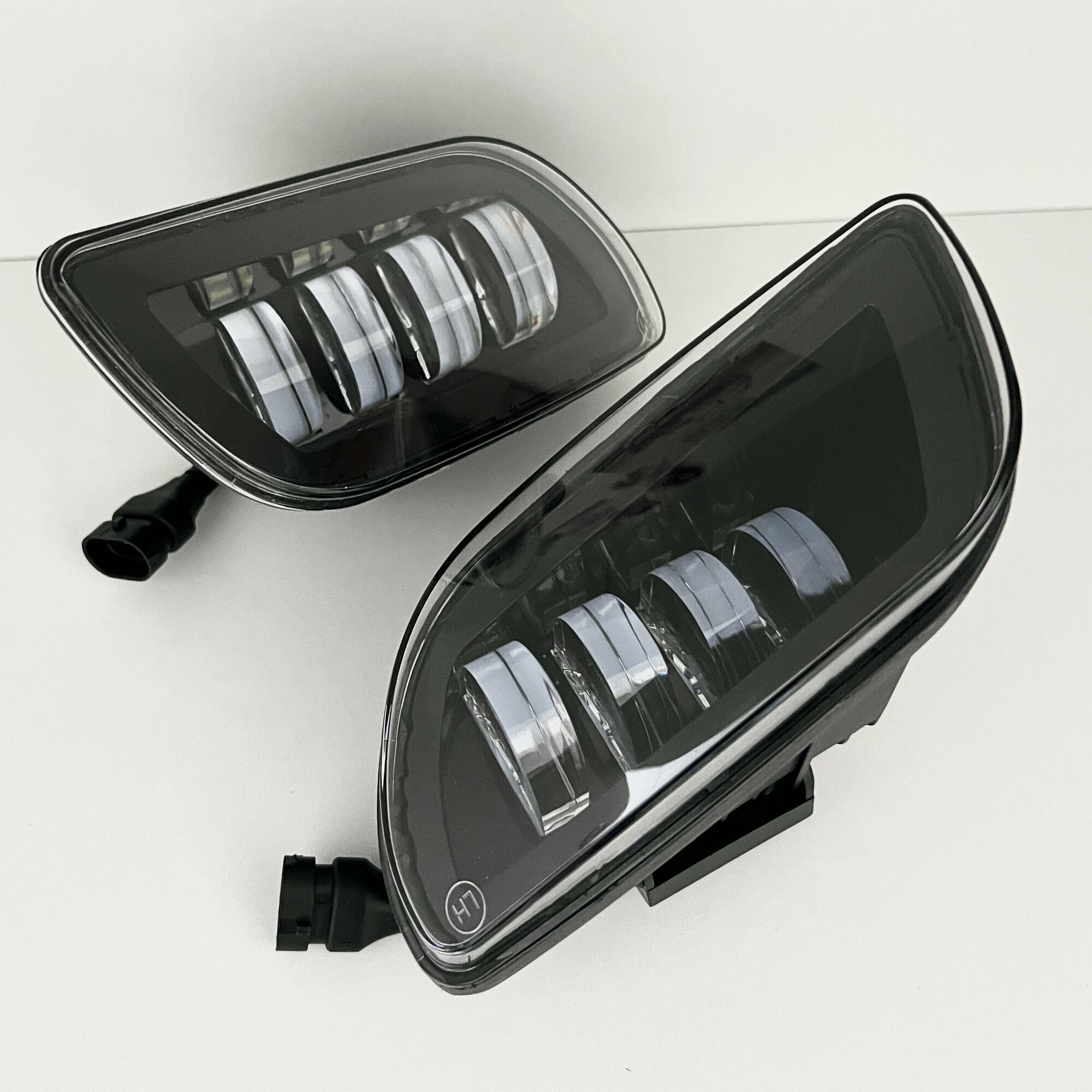 Светодиодные противотуманные фары LED, 3D-Light для Chevrolet Lacetti/ Шевроле Лачетти Хэтчбек, 50w, 4 линзы, гарантия 1 год — фото 1