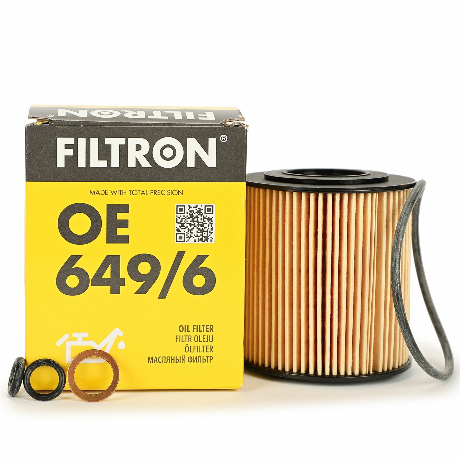 Фильтр Масляный Bmw N40 43 45 46 2001 - (FILTRON OE649/6)