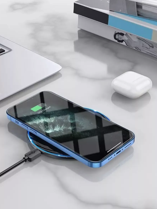 Беспроводная быстрая зарядка hoco CW6 Pro Wireless Fast Charger — фото 1