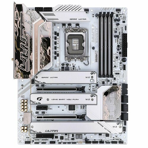Материнская плата Colorful BATTLE-AX Z790AK-PLUS D5 V20 Z790 LGA1700 2xDDR5 2xPCIEx16 2xPCIEx1 4xM.2 1xTypeC 7xUSB3.2Gen1 1xUSB2.0 4xSATA3.0 2.5G DP HDMI ATX RTL