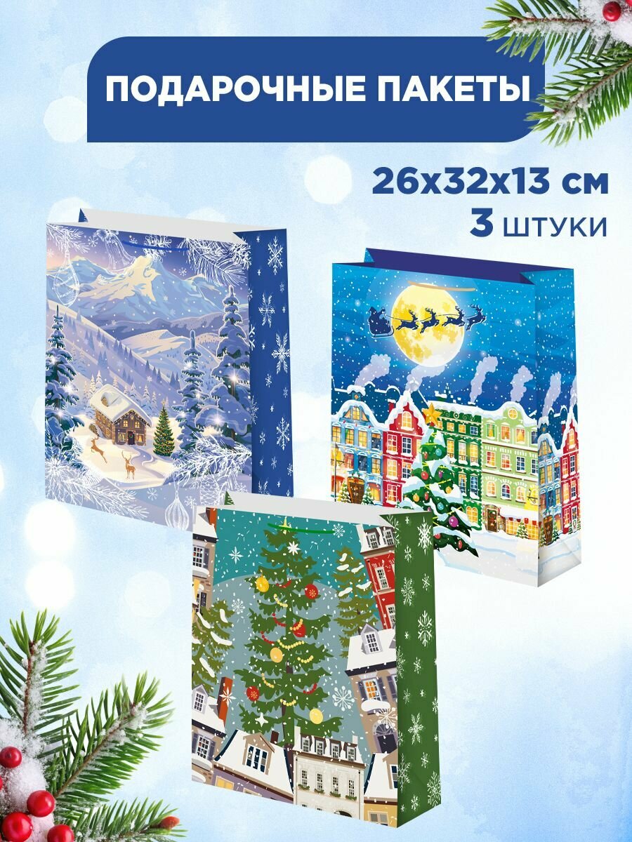 Подарочный пакет на Новый Год 