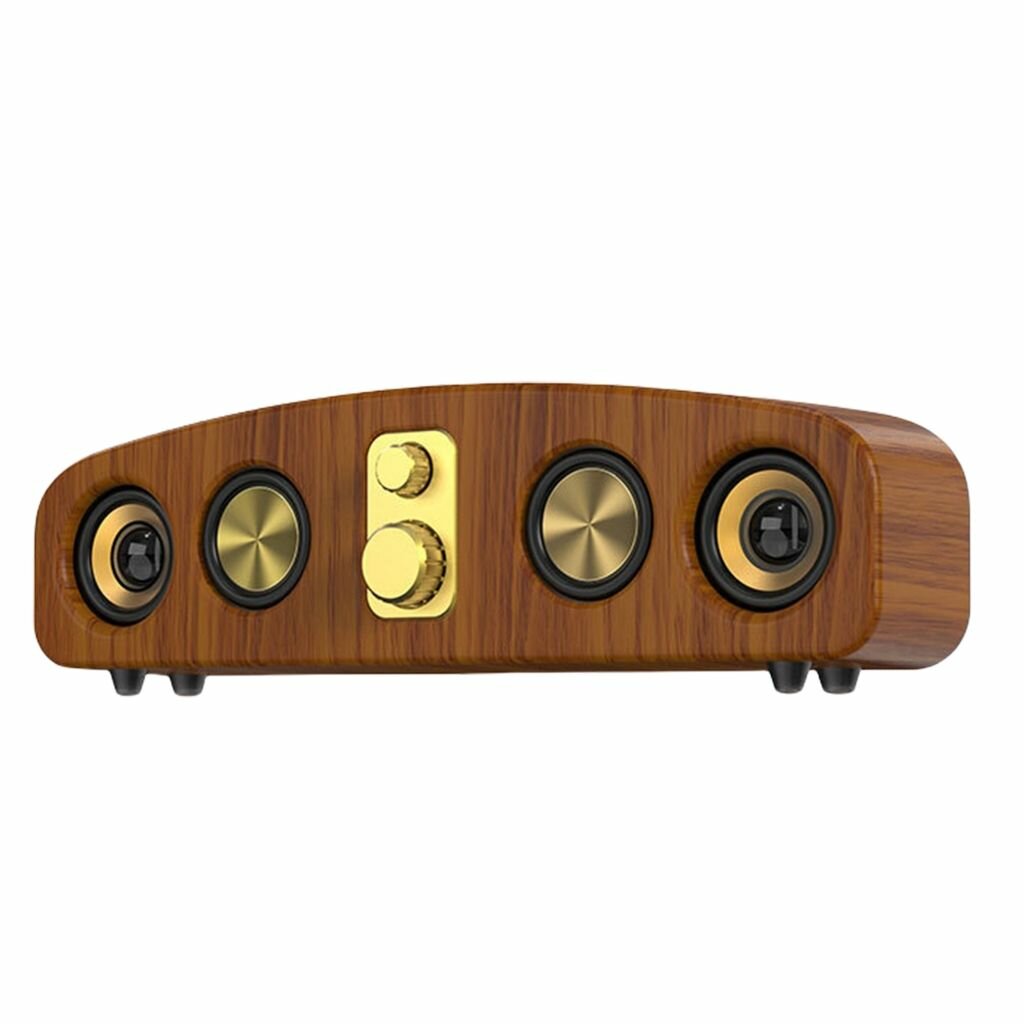 Ретро-динамик Bluetooth 3403-цвет под дерево