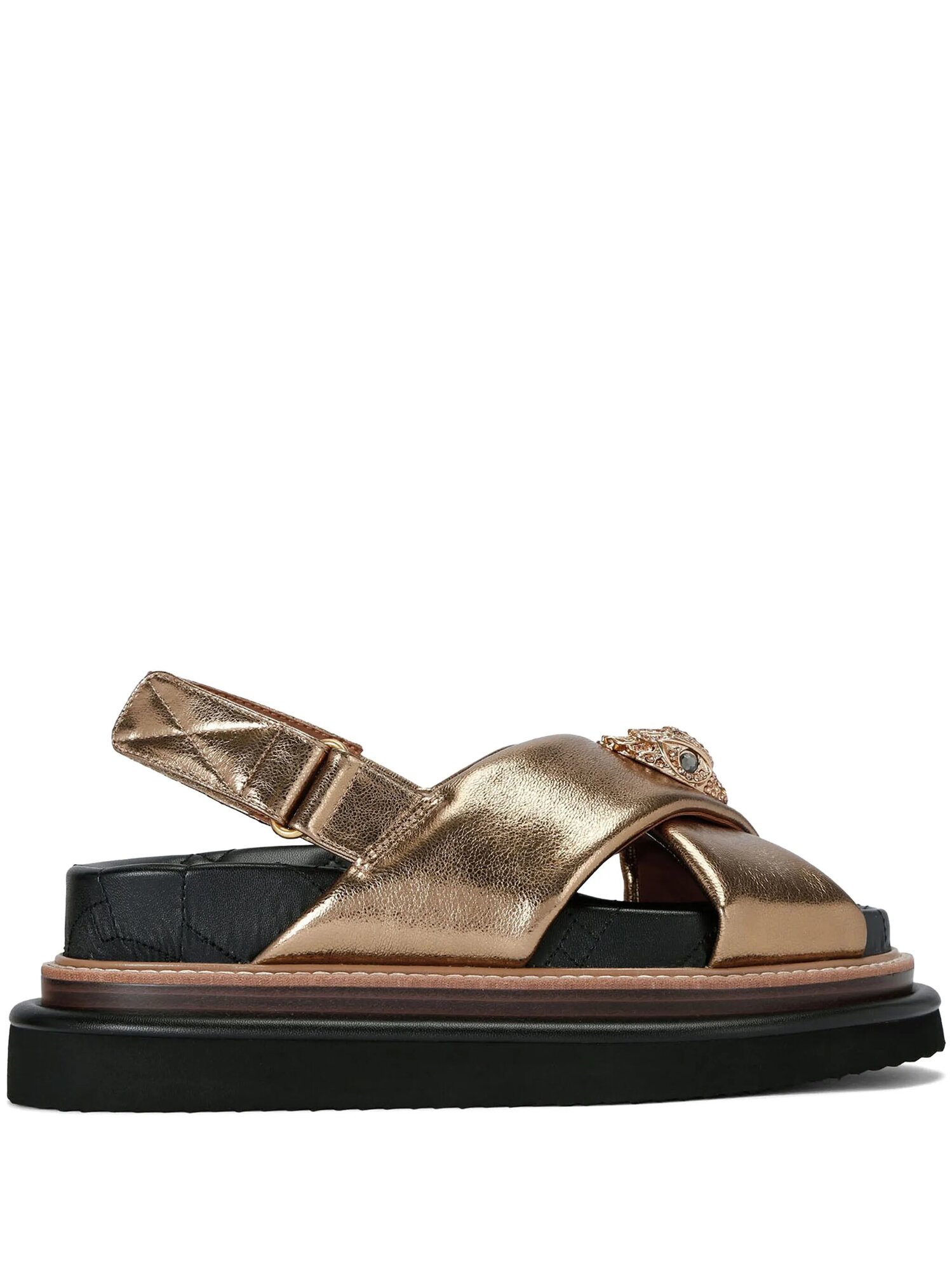 Сандалии KURT GEIGER Orson, размер 42 EU, золотистый