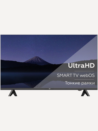Изображение товара Телевизор BQ 50FS32B 50" LED, 4K Ultra HD, черный, смарт ТВ, WebOS Hub