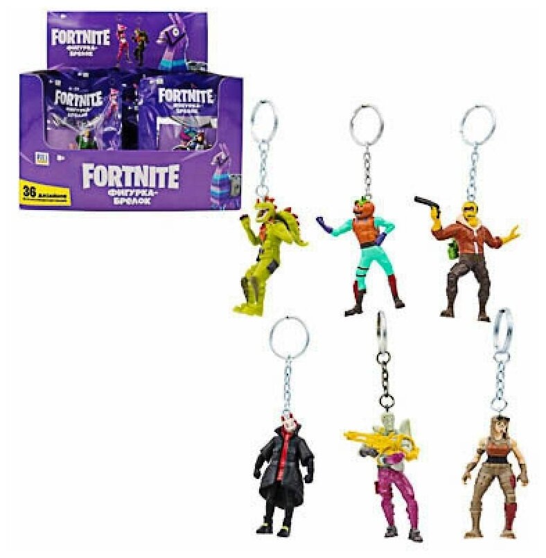 Брелок Fortnite (8см, в ассорт, в пакете) FOR8004, (P.M.I. Trading and Enterprise, Ltd)