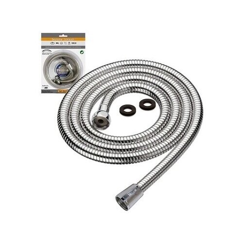 Шланг для душа GS GLA-7 из хромированной стали с мелким шагом плетения 150см.