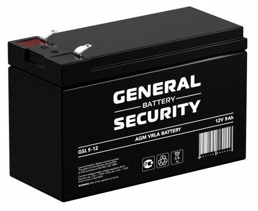 Аккумуляторная батарея General Security GSL9-12