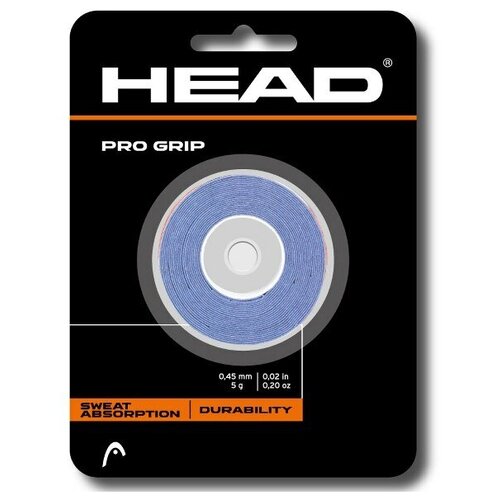 Обмотка для ручки HEAD Overgrip Pro x3 Blue 285702 обмотка для ручки ракетки head overgrip prime tour x3 white