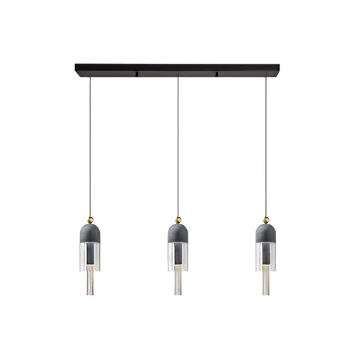 Подвесной светильник в стиле Nappe by Masiero (три лампы на пластине тип А)