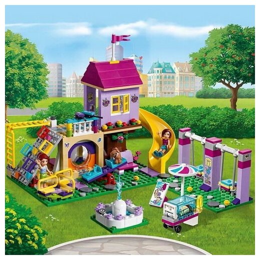 Конструктор " Игровая площадка Хартлейк Сити " 332 деталей.