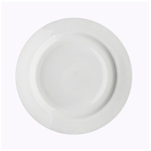 Тарелка фарфор мелкая белая 175мм 