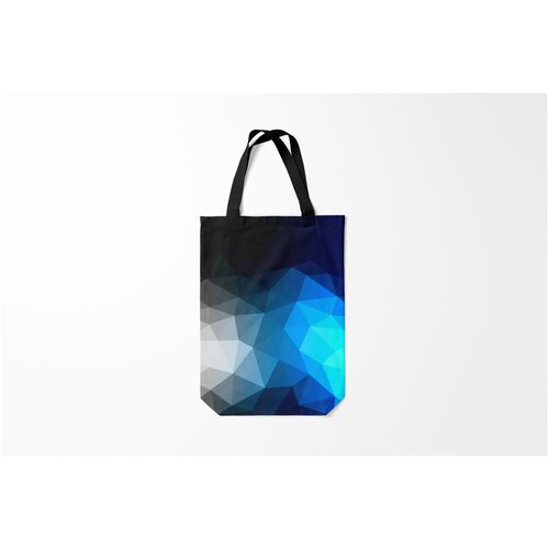 фото Сумка-шоппер / 31х42 см / тренды / абстракция gray and blue collection abstract burnettie