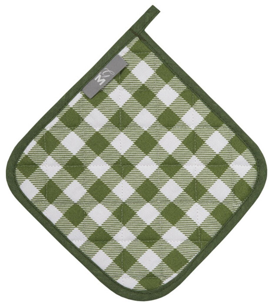 фото Guten Morgen Прихватка / Рукавичка Клетка Цвет: Зеленый (20х20 см)