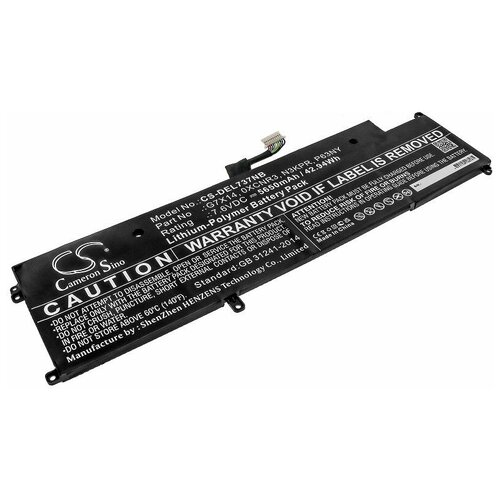 Аккумулятор для ноутбука Dell Latitude 13 7370 (XCNR3) 5650mAh