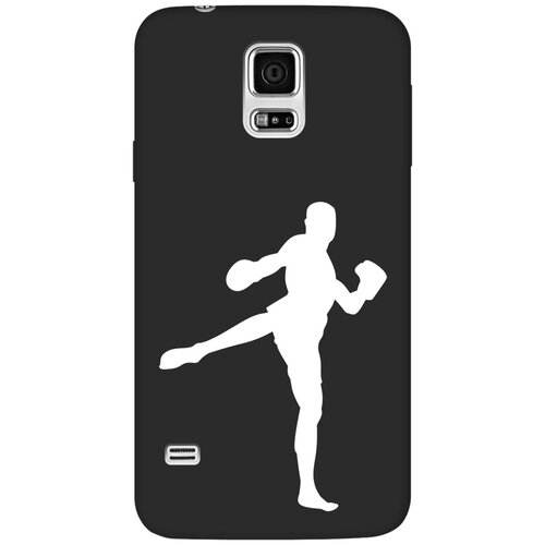 Матовый чехол Kickboxing W для Samsung Galaxy S5 / Самсунг С5 с 3D эффектом черный матовый чехол kickboxing w для samsung galaxy a5 самсунг а5 с 3d эффектом черный