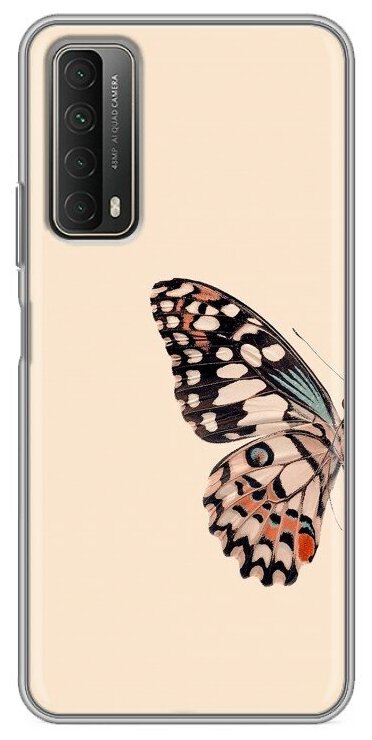 Дизайнерский силиконовый чехол для Хуавей П Смарт 2021 / Huawei P Smart (2021) Бабочка